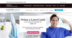 Desktop Screenshot of hairmax-es.com