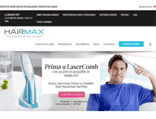 Tablet Screenshot of hairmax-es.com